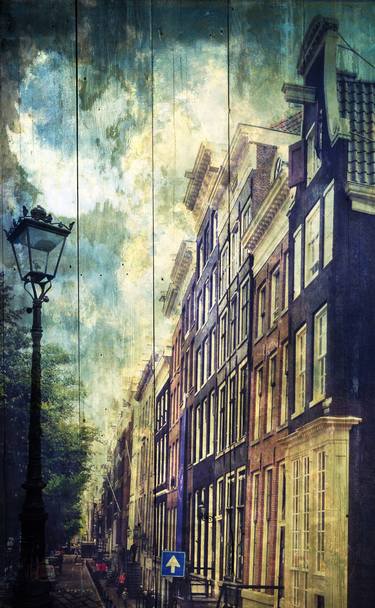 Original Photorealism Cities Printmaking by Aurelia Ebbe