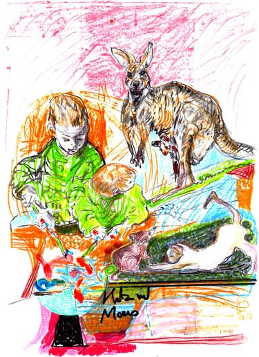 Print of Children Drawings by franny petersen-storck