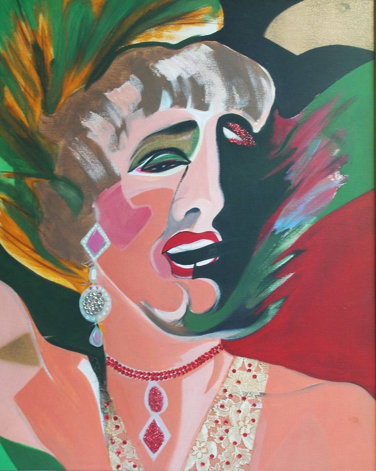 Original Figurative Pop Culture/Celebrity Painting by Suzana Mara Sacchi Padovano