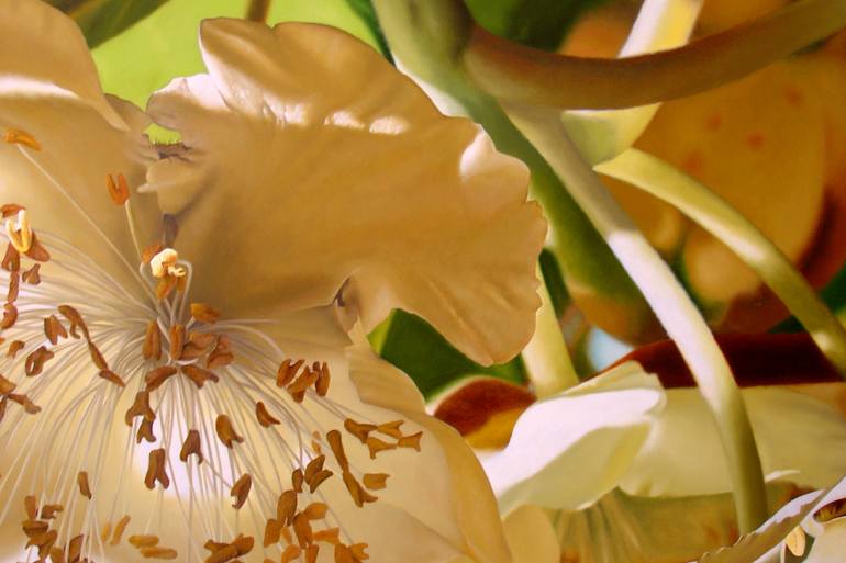 Original Photorealism Floral Painting by - Vandestijl