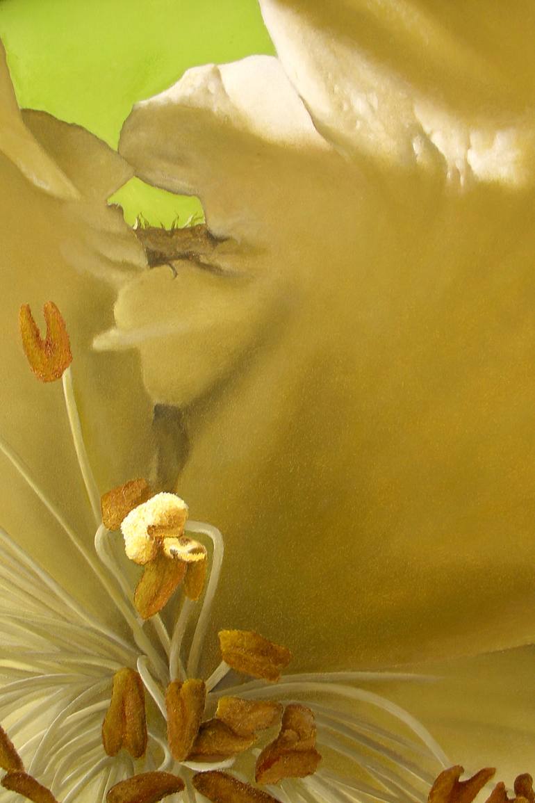 Original Photorealism Floral Painting by - Vandestijl