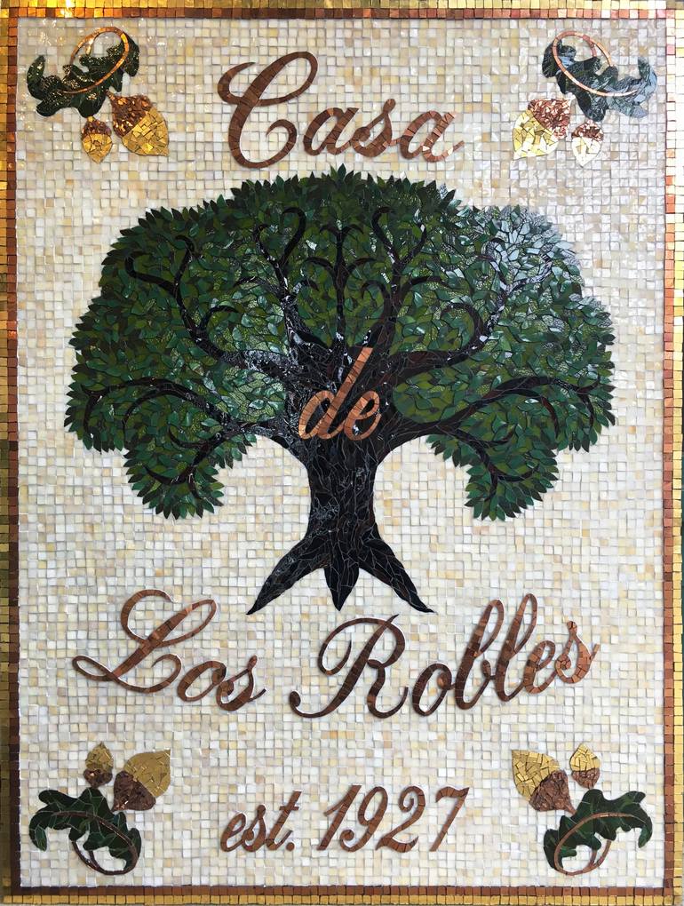 Casa de Los Robles Mosaic - Print