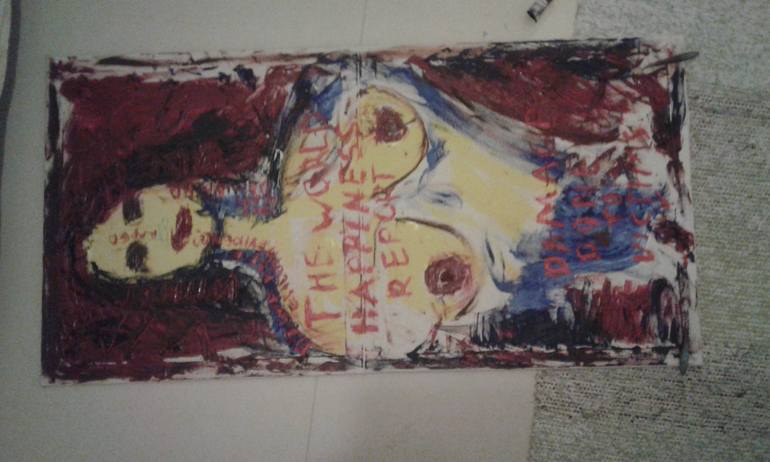 Original Abstract Expressionism Family Painting by Tamara Seppala