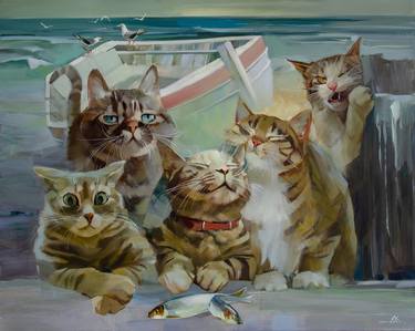 Print of Animal Paintings by Vasyl Khodakivskyi