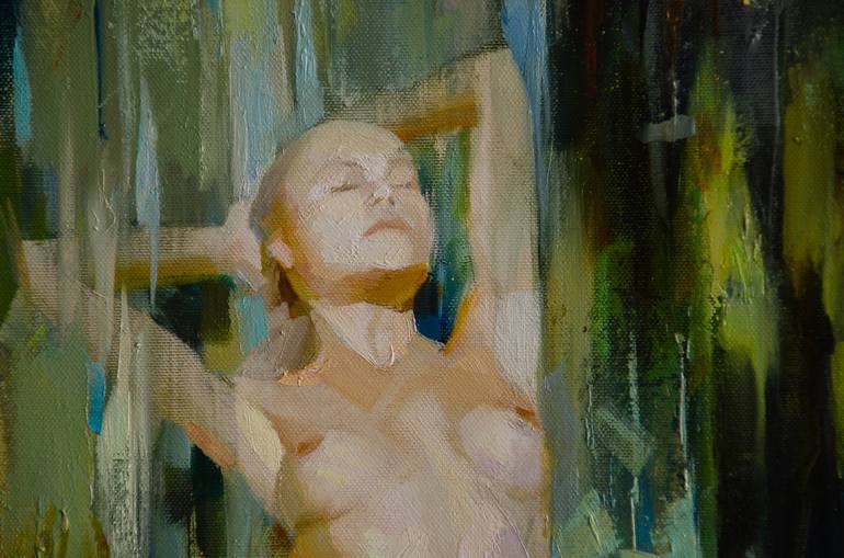 Original Erotic Painting by Vasyl Khodakivskyi