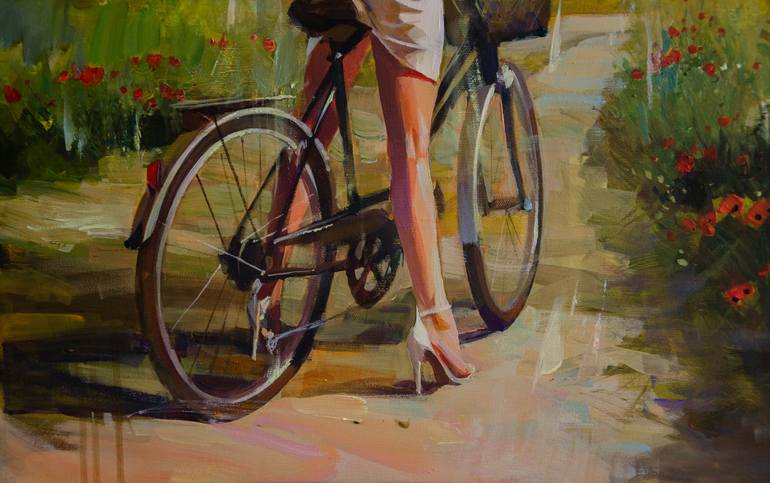 Original Expressionism Transportation Painting by Vasyl Khodakivskyi