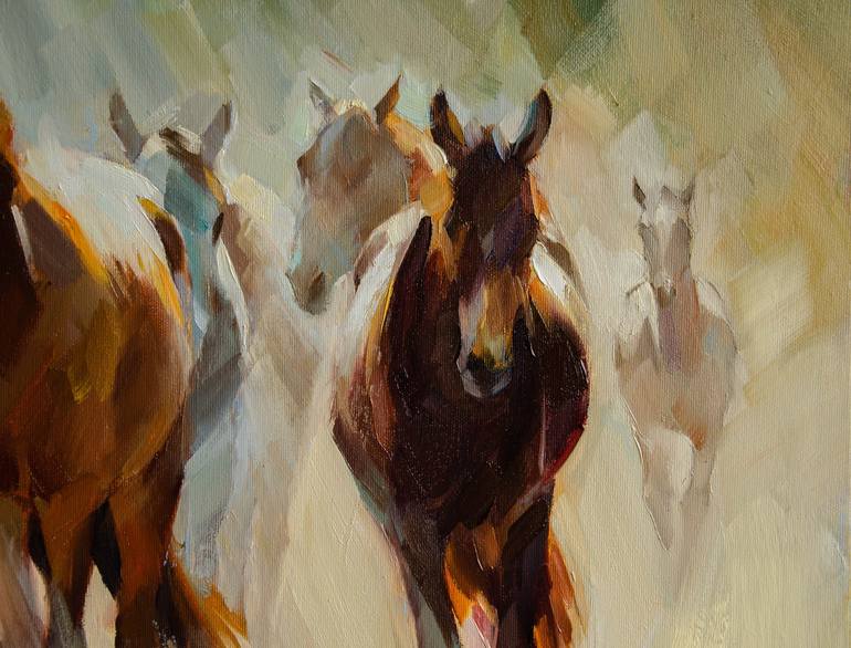 Original Figurative Animal Painting by Vasyl Khodakivskyi