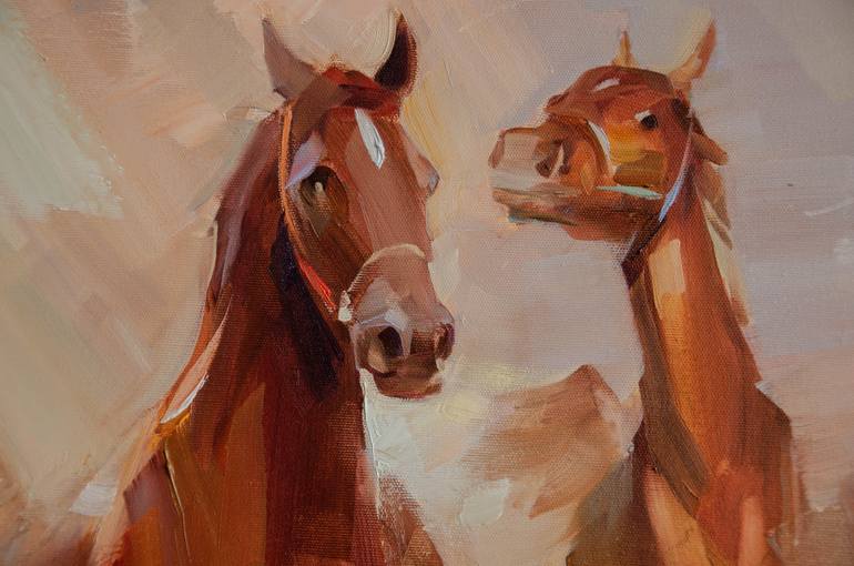 Original Expressionism Animal Painting by Vasyl Khodakivskyi