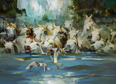 Original Animal Paintings by Vasyl Khodakivskyi