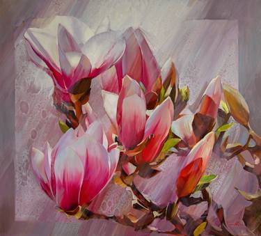 Original Floral Paintings by Vasyl Khodakivskyi