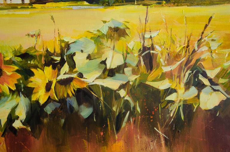 Original Impressionism Landscape Painting by Vasyl Khodakivskyi