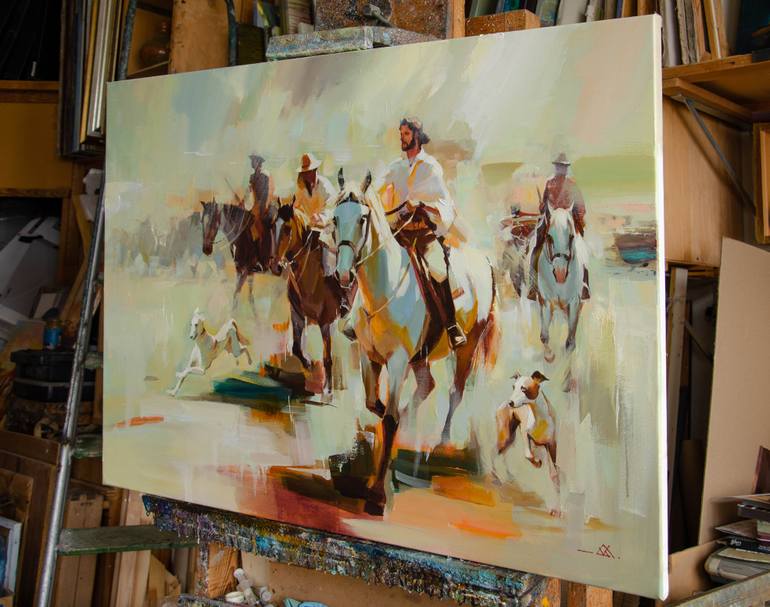Original Figurative Animal Painting by Vasyl Khodakivskyi
