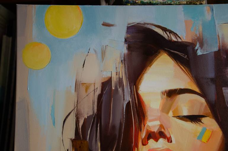 Original Expressionism People Painting by Vasyl Khodakivskyi