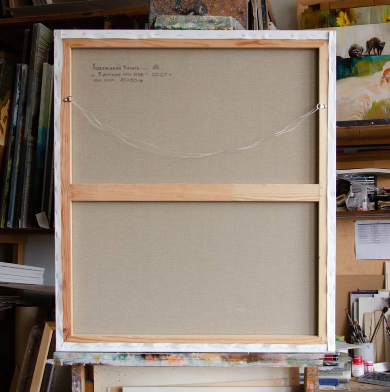 Original Expressionism People Painting by Vasyl Khodakivskyi