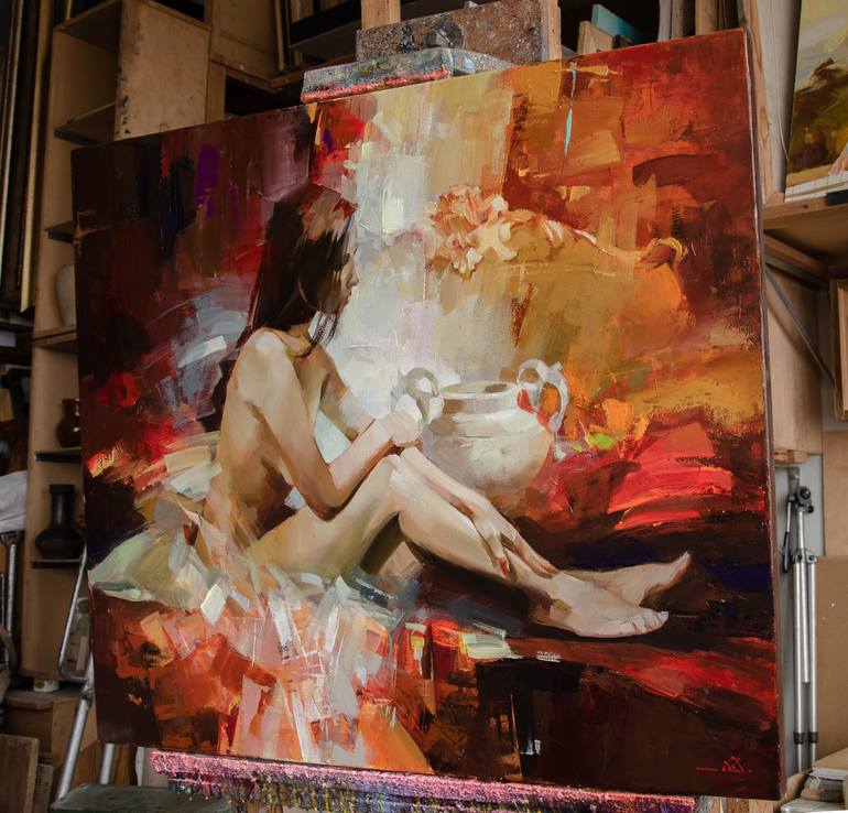 Original Expressionism Body Painting by Vasyl Khodakivskyi