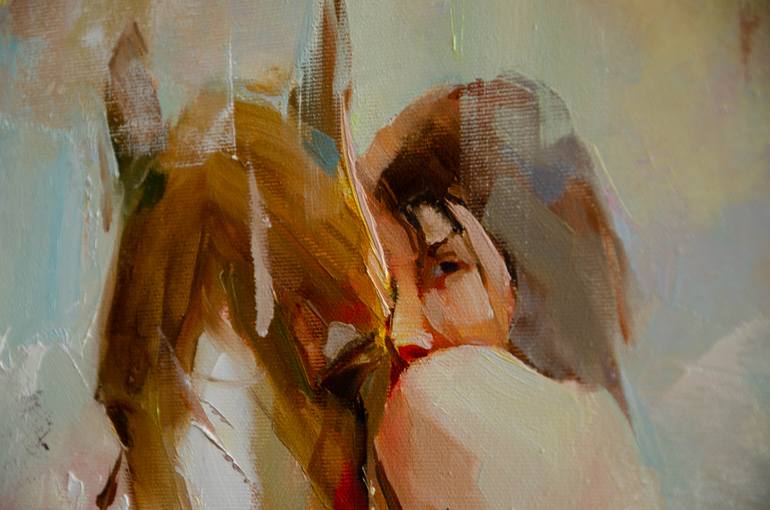 Original Expressionism Horse Painting by Vasyl Khodakivskyi