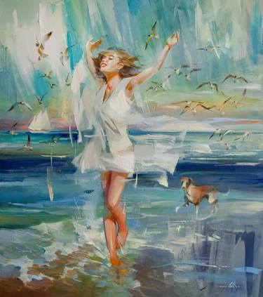 Original Expressionism Health & Beauty Painting by Vasyl Khodakivskyi