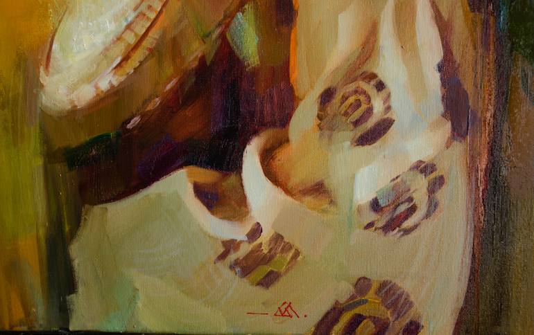 Original Figurative Love Painting by Vasyl Khodakivskyi