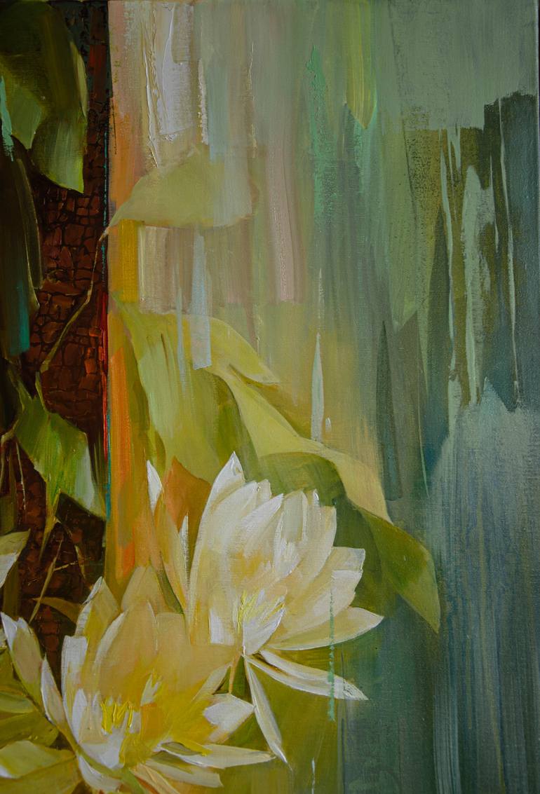 Original Figurative Floral Painting by Vasyl Khodakivskyi