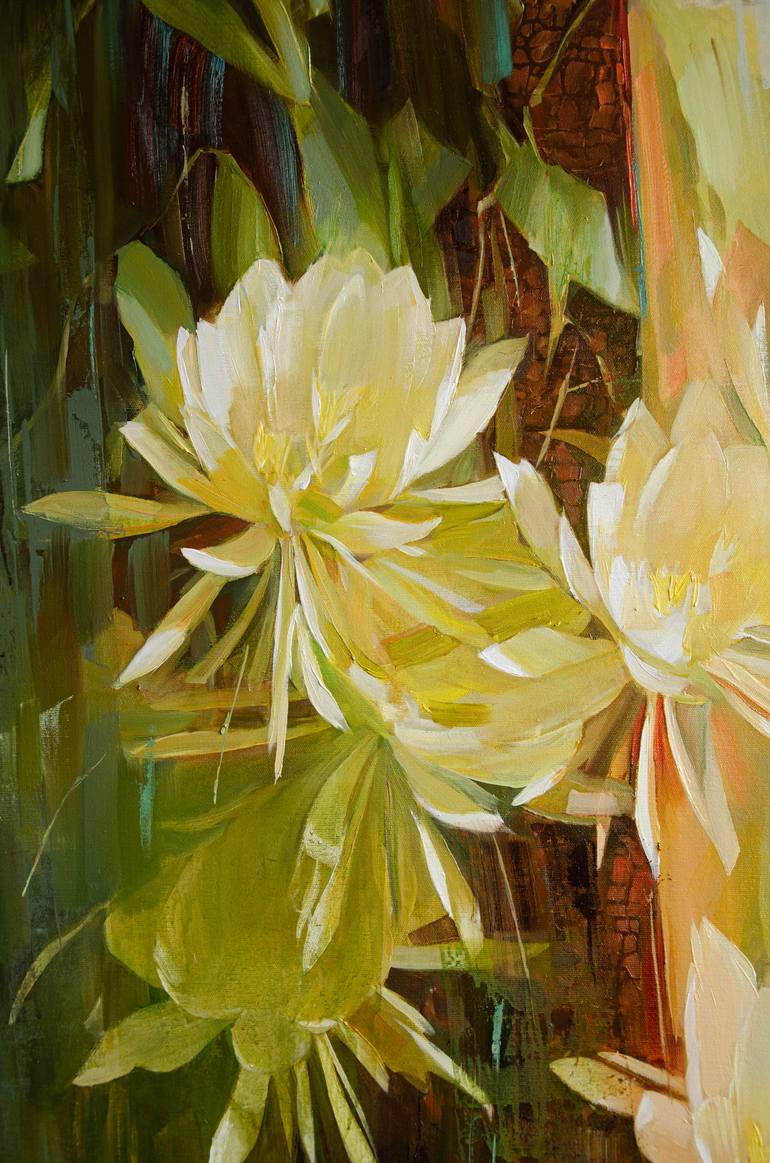 Original Figurative Floral Painting by Vasyl Khodakivskyi