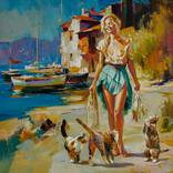 Harbor of Feline Hopes by Vasyl Khodakivskyi