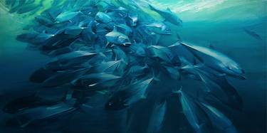 Original Fine Art Fish Paintings by Vasyl Khodakivskyi