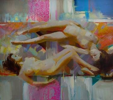 Print of Figurative Erotic Paintings by Vasyl Khodakivskyi