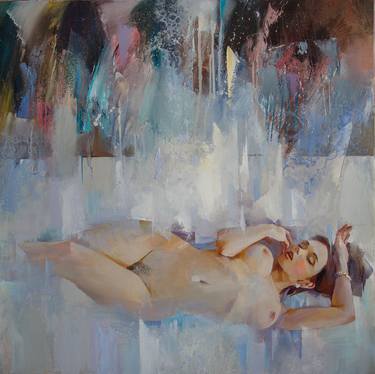 Original Expressionism Nude Paintings by Vasyl Khodakivskyi