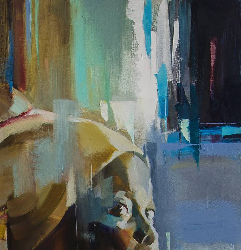 Original Expressionism People Painting by Vasyl Khodakivskyi