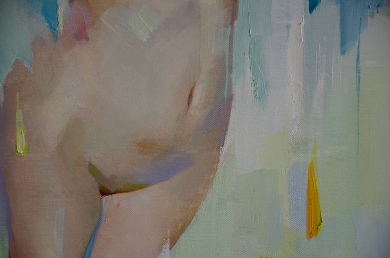 Original Figurative Erotic Painting by Vasyl Khodakivskyi