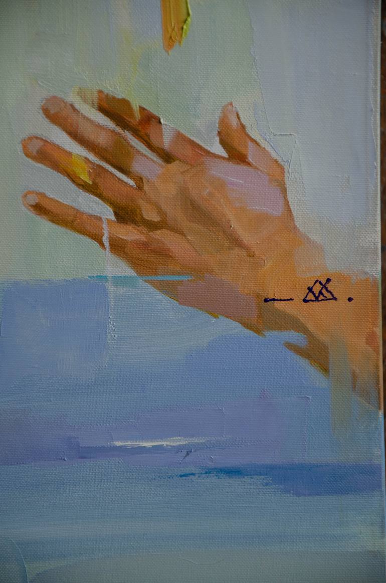 Original Figurative Erotic Painting by Vasyl Khodakivskyi