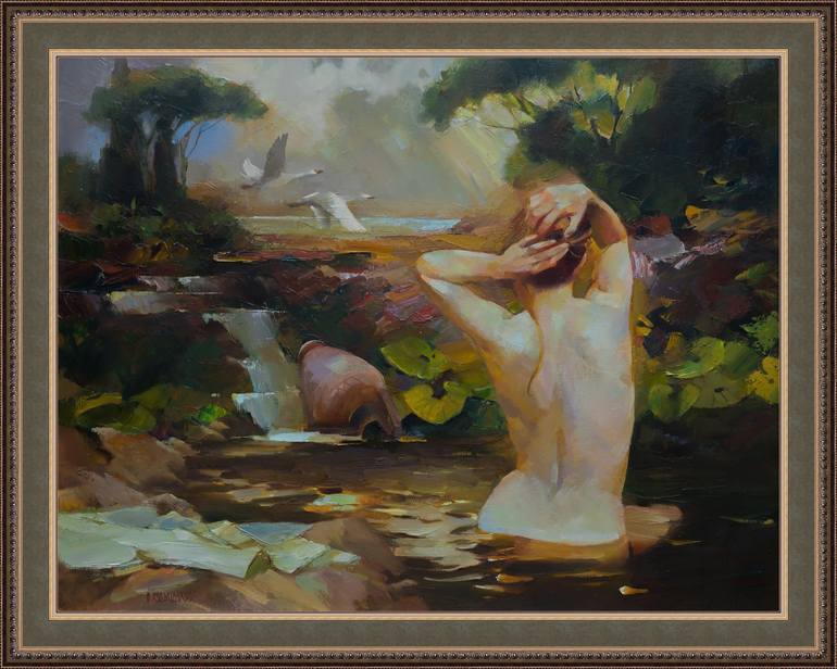 Original Women Painting by Vasyl Khodakivskyi