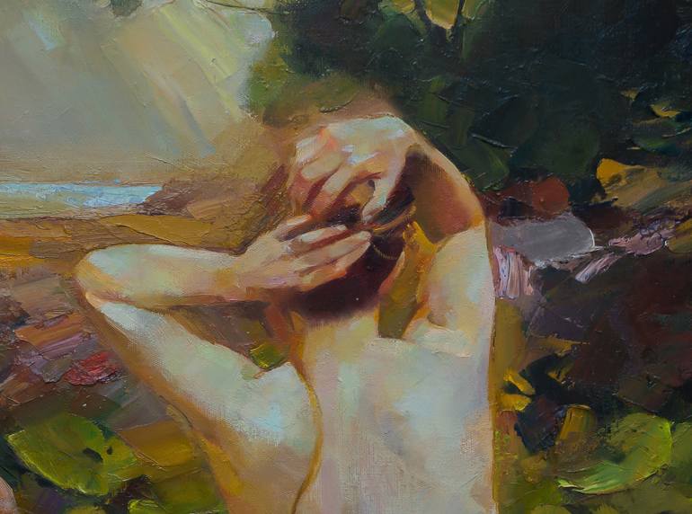 Original Expressionism Women Painting by Vasyl Khodakivskyi