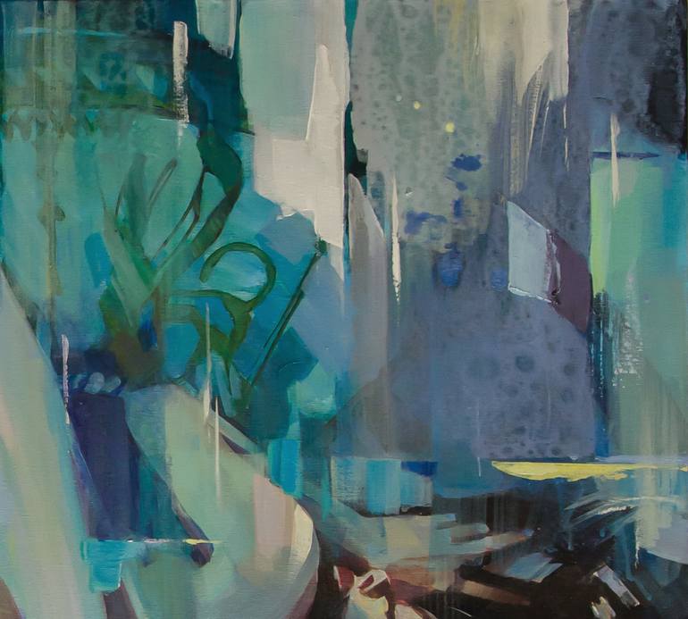 Original Expressionism Erotic Painting by Vasyl Khodakivskyi