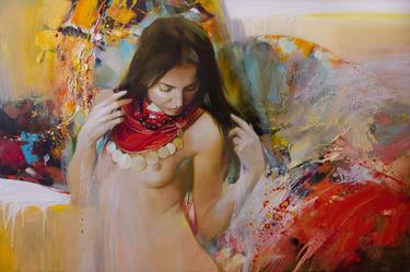 Original Women Paintings by Vasyl Khodakivskyi