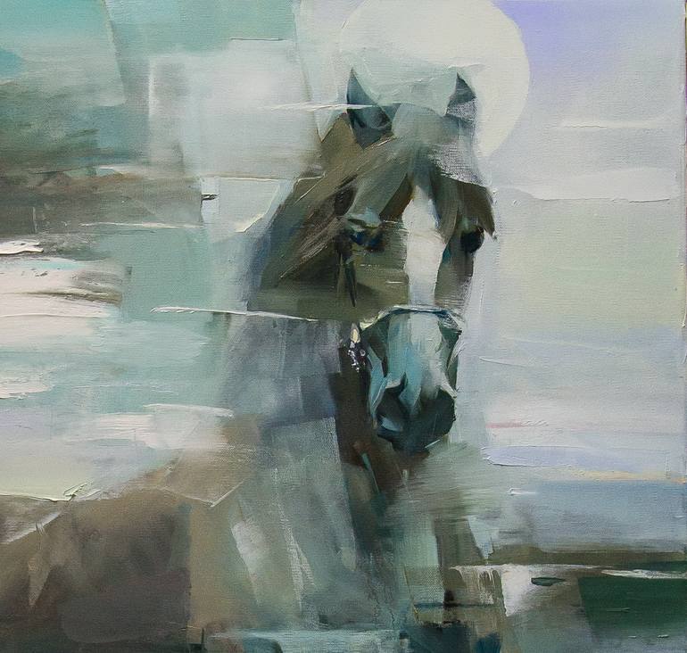 Original Expressionism Animal Painting by Vasyl Khodakivskyi