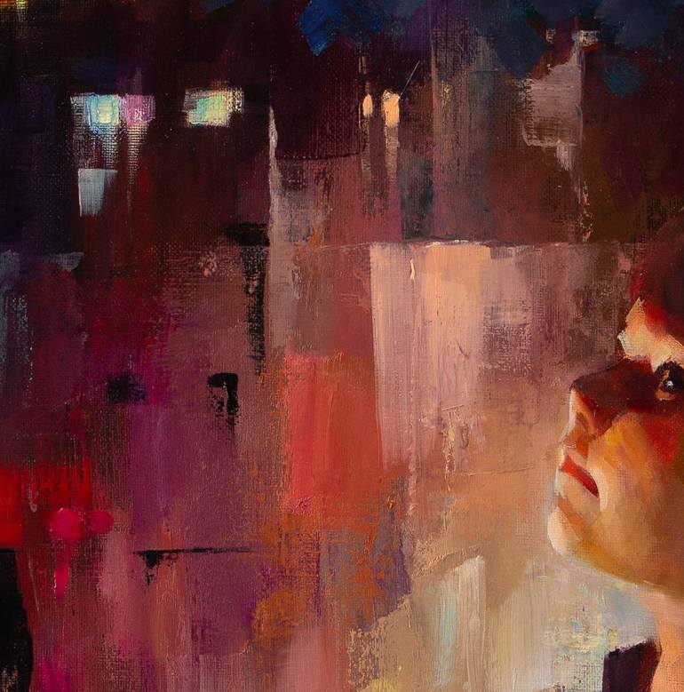 Original Expressionism Children Painting by Vasyl Khodakivskyi