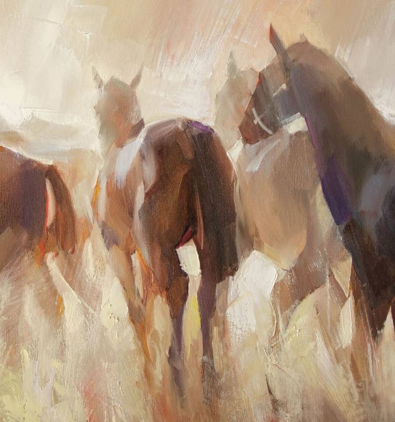 Original Horse Painting by Vasyl Khodakivskyi