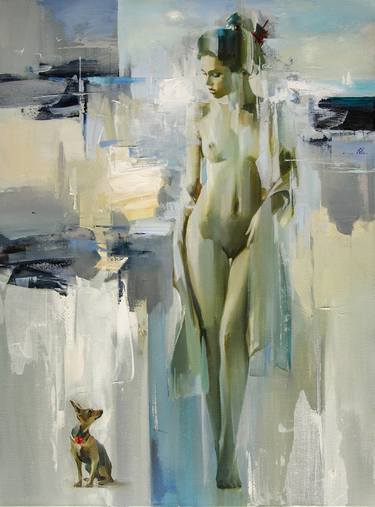 Print of Nude Paintings by Vasyl Khodakivskyi