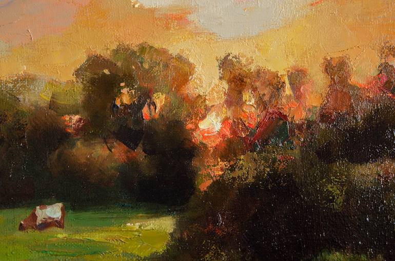 Original Landscape Painting by Vasyl Khodakivskyi