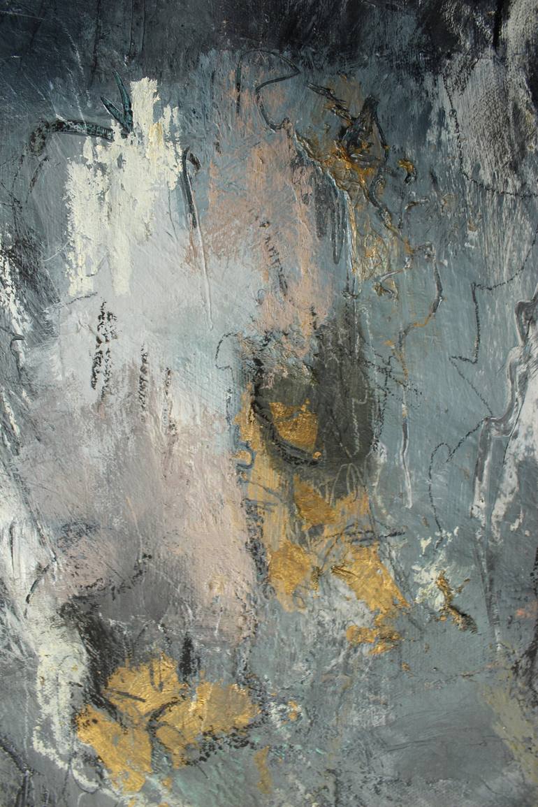 Original Abstract Expressionism Abstract Painting by Thien Nguyen