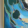 Close Up Gold Floater Frame