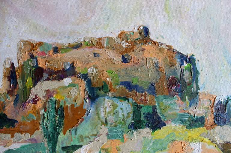 Original Abstract Landscape Painting by Thien Nguyen