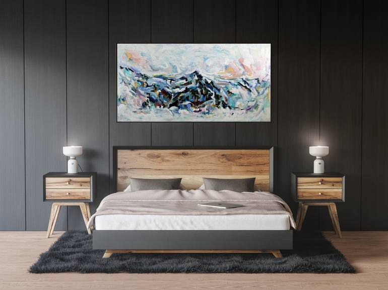 Original Fine Art Abstract Painting by Thien Nguyen