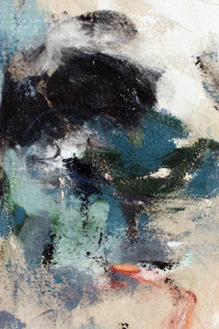 Original Abstract Expressionism Abstract Painting by Thien Nguyen