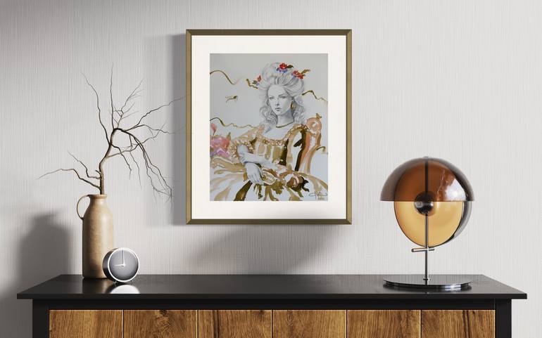 Original Contemporary Women Mixed Media by Carlos Gamez De Francisco
