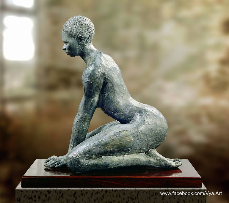 Original Figurative Women Sculpture by Vya vya