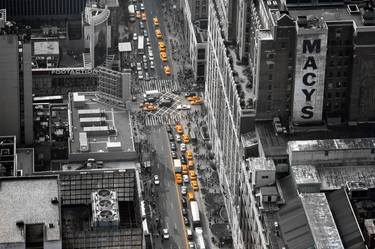 Yellow cabs in NYC thumb