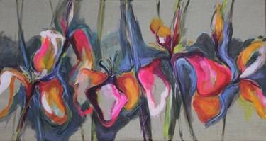 Original Expressionism Botanic Paintings by B Midnight