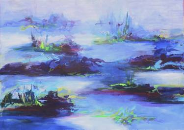 Original Abstract Water Paintings by B Midnight